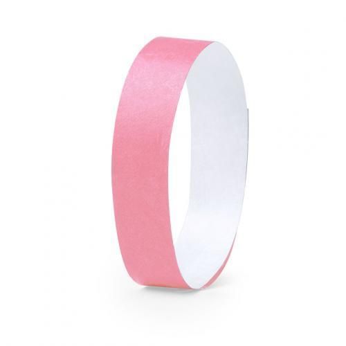 Brazalete imprimible Pink  (TYVEK) Paq. 50 Unidades