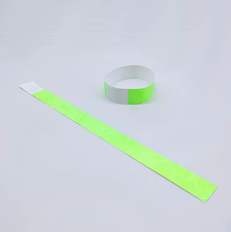 Brazalete imprimible Neon Green Paq. 50 Unidades