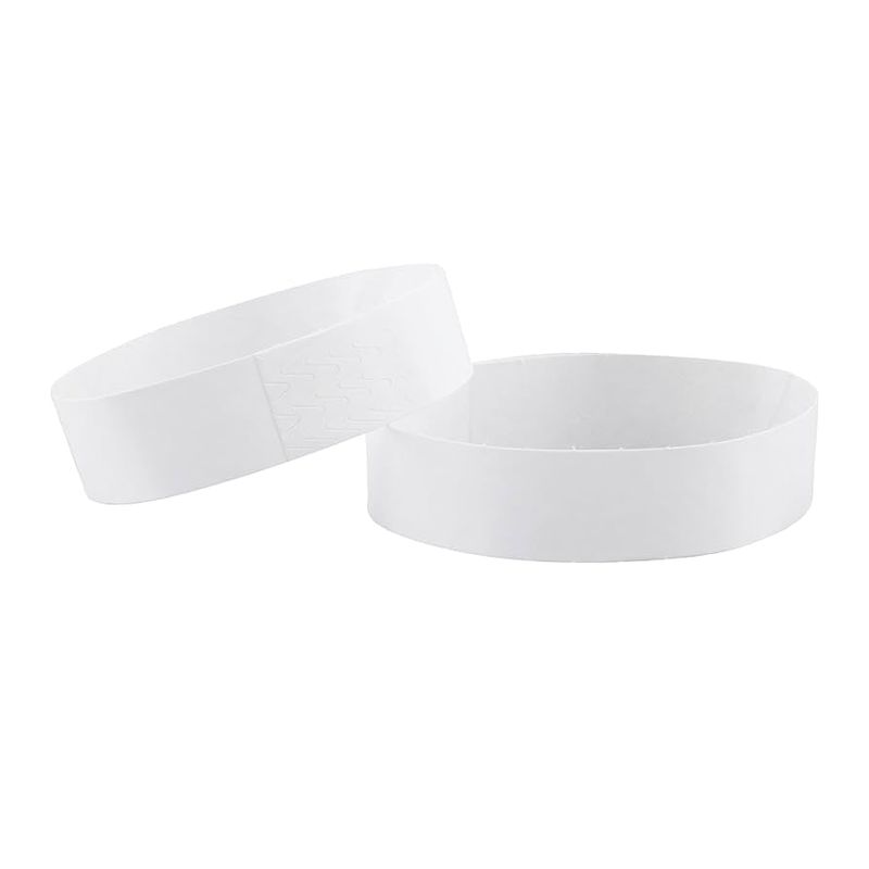 Brazalete imprimible Blanco  Paq. 50 Unidades