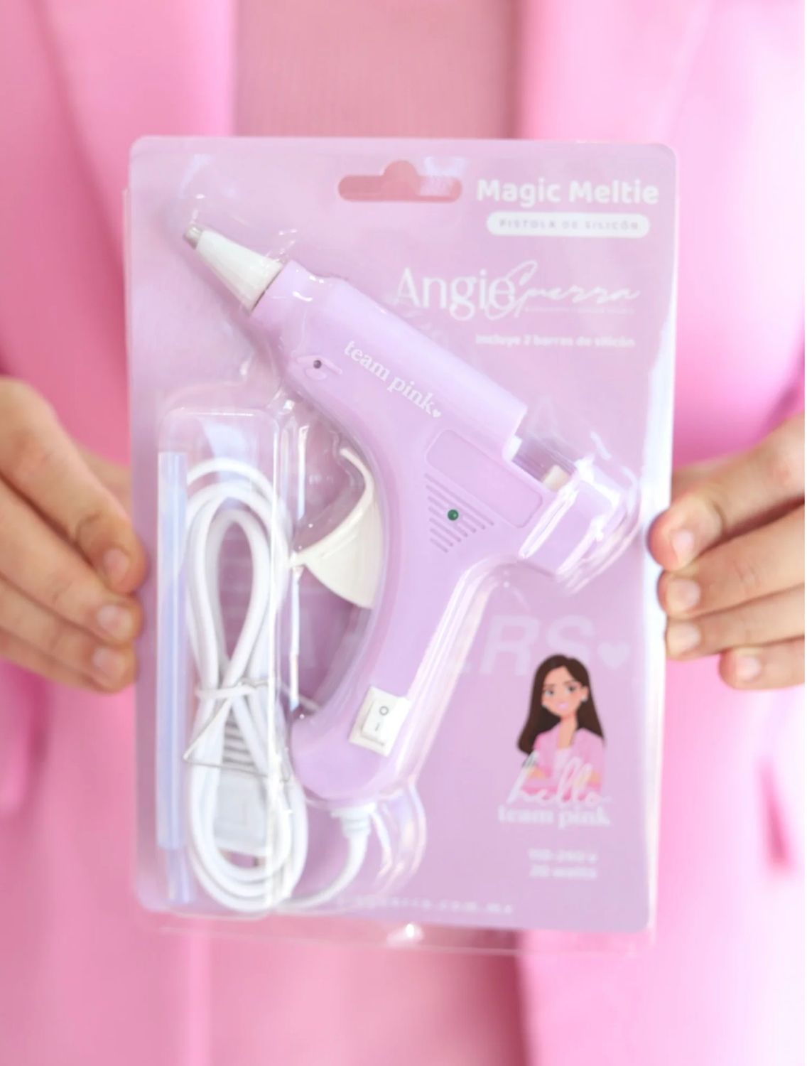 Pistola de Silicon Lila