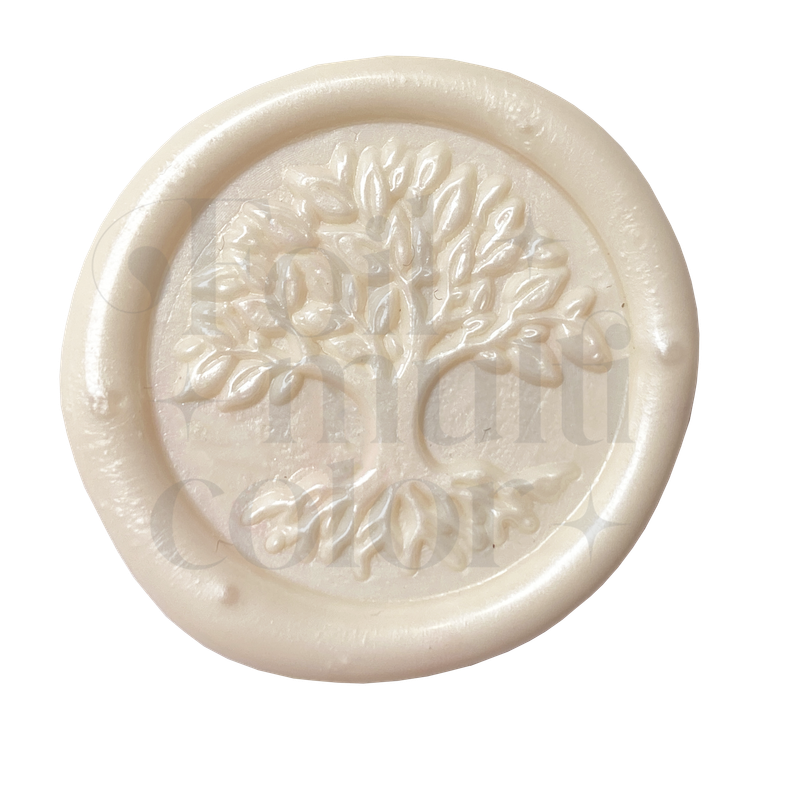 Cera para sellos de lacre color Hueso