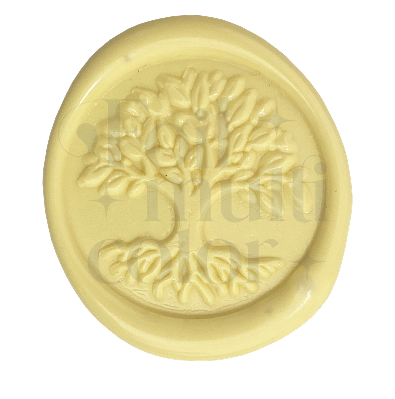 Cera para sellos de lacre color Amarillo Claro