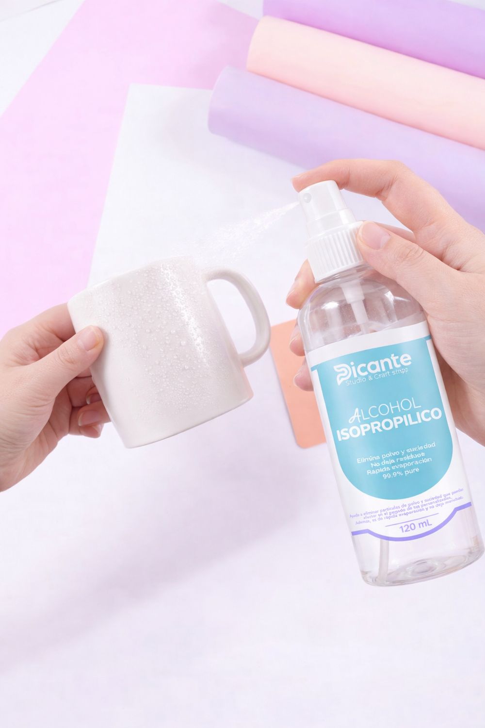 Frasco de Alcohol Isopropílico 120 ML