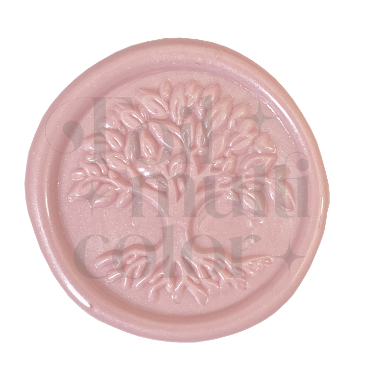 Cera para sellos de lacre color Flamingo