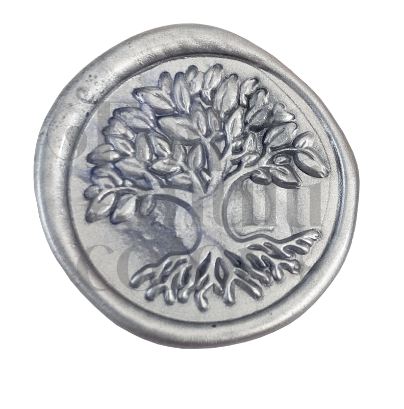 Cera para sellos de lacre color Plateado