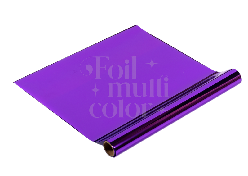 Foil Multicolor Color Morado 3 Metros