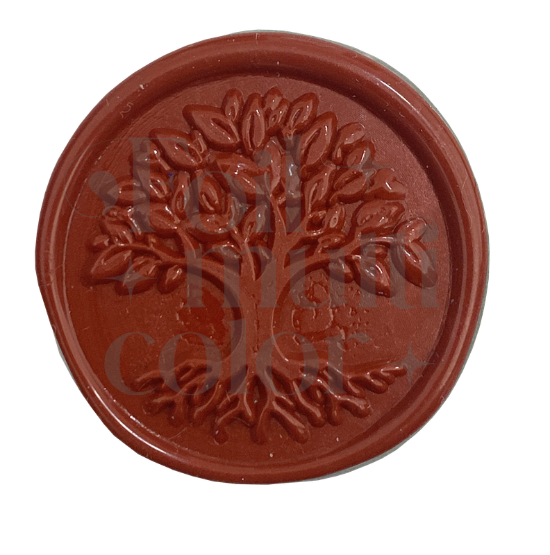 Cera para sellos de lacre color Ladrillo