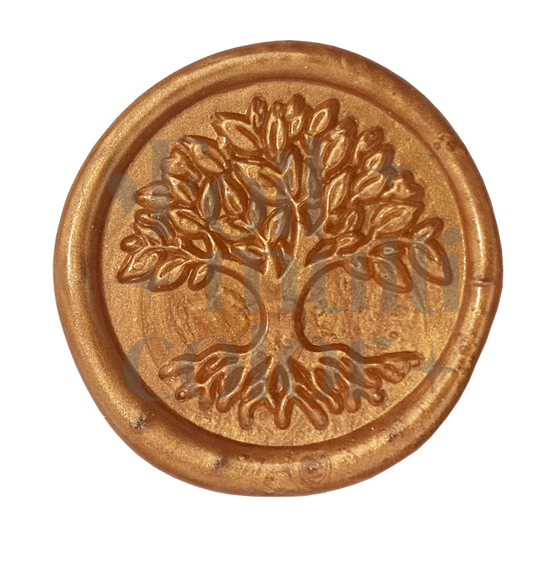 Cera para sellos de lacre color Ambar