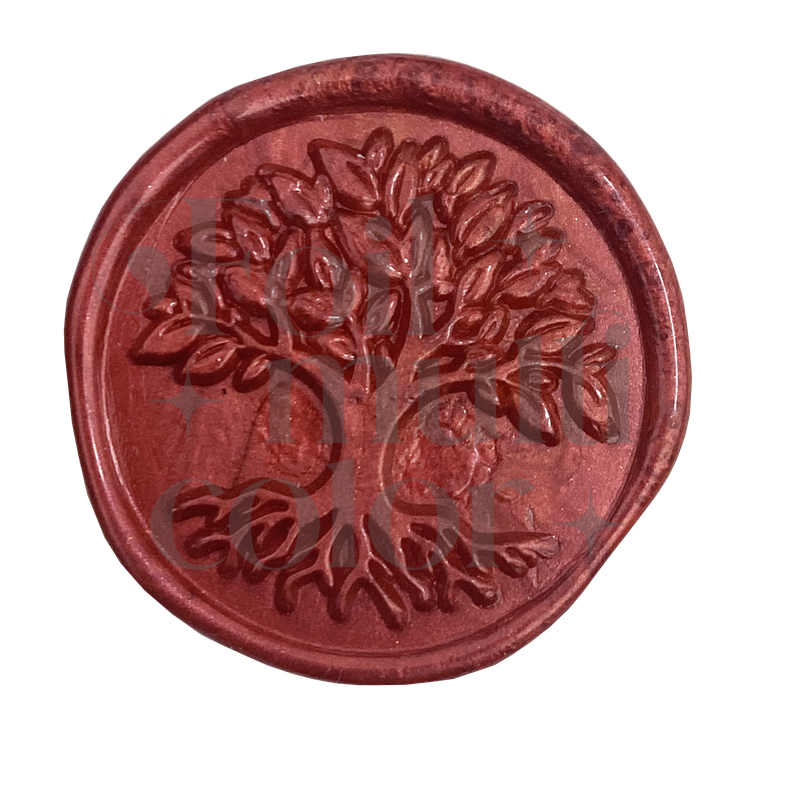 Cera para sellos de lacre color Cobre Rojizo