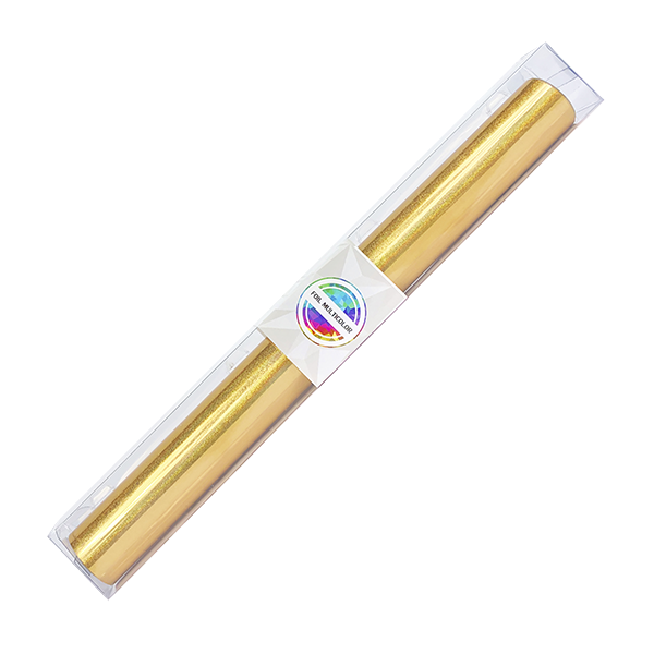 Foil Multicolor Color Dorado Escarchado 3 Metros