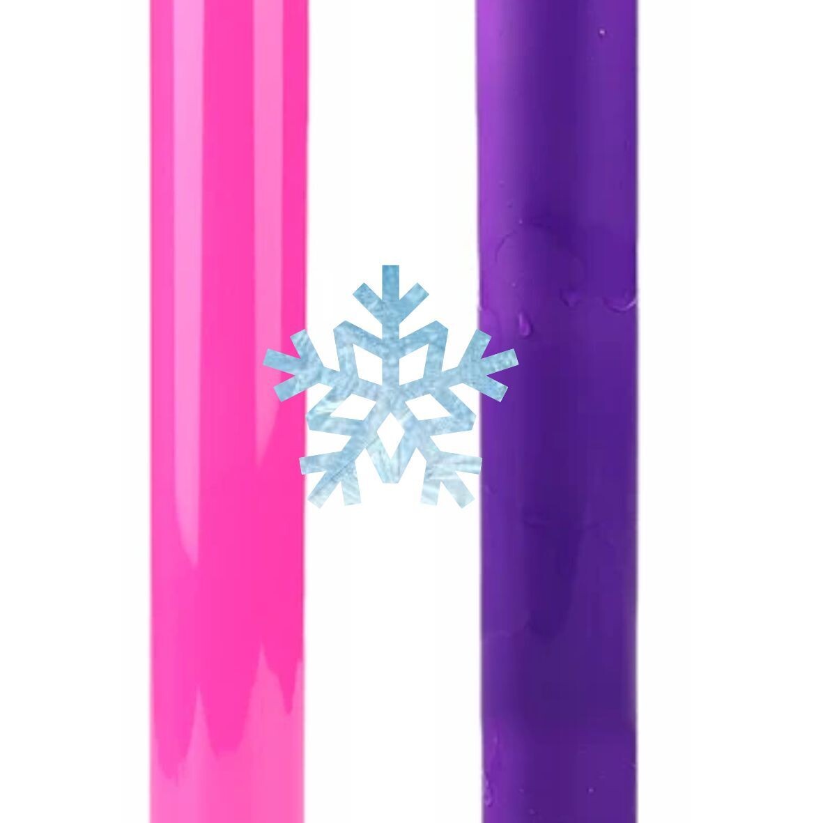 Vinil Adhesivo Frozen Magic - Rosa / Violeta