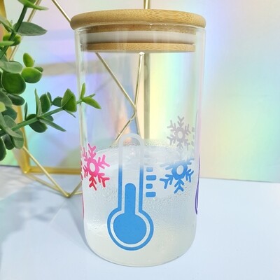 Vinil Adhesivo Frozen Magic - Blanco / Azul