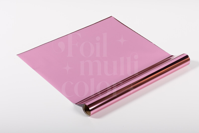 Foil Multicolor Color Rosa 10 Metros