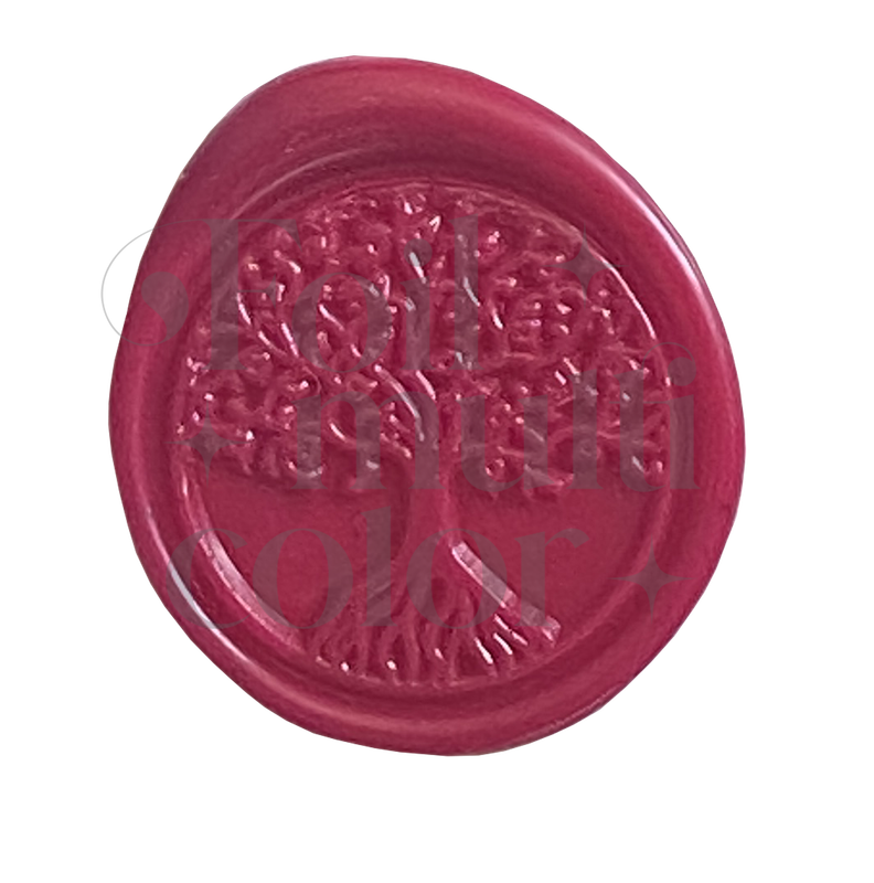 Cera para sellos de lacre color Cereza
