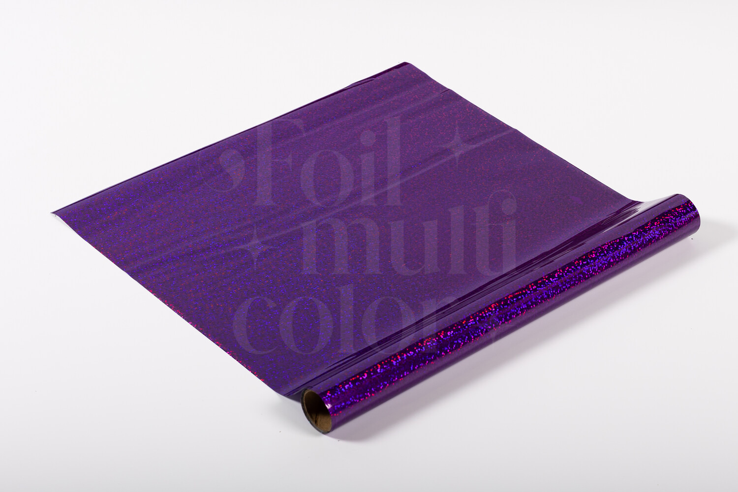 Foil Multicolor Morado Escarchado 3 Metros.