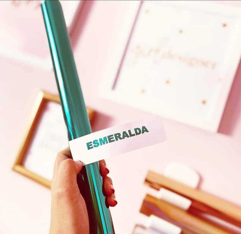 Foil  Esmeralda 3 Metros Marca ANGIE GUERRA