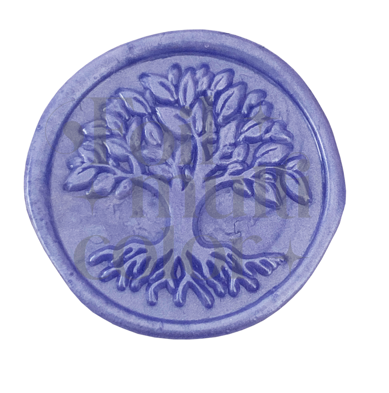 Cera para sellos de lacre color Morado Cielo Perla
