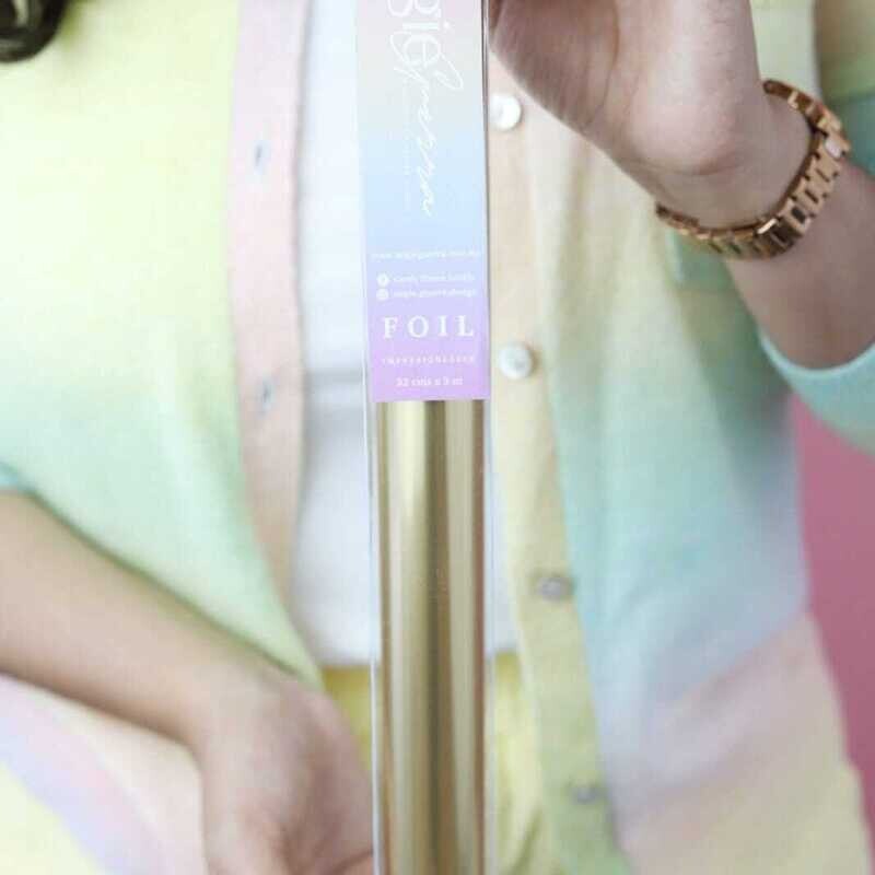 Foil  Champagne 3 Metros Marca ANGIE GUERRA