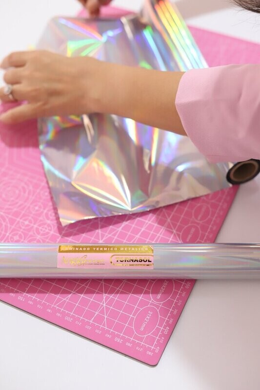 Laminado Térmico Metálico Tornasol  5 Metros
