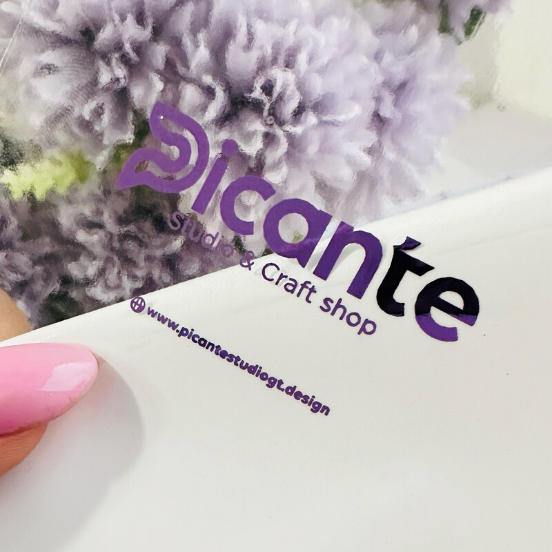 Vinil Inkjet 100% Transparente (No es a prueba de agua)