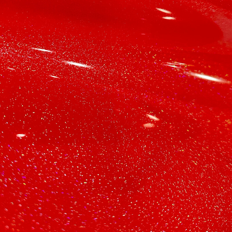 Vinil Textil Glitter Red