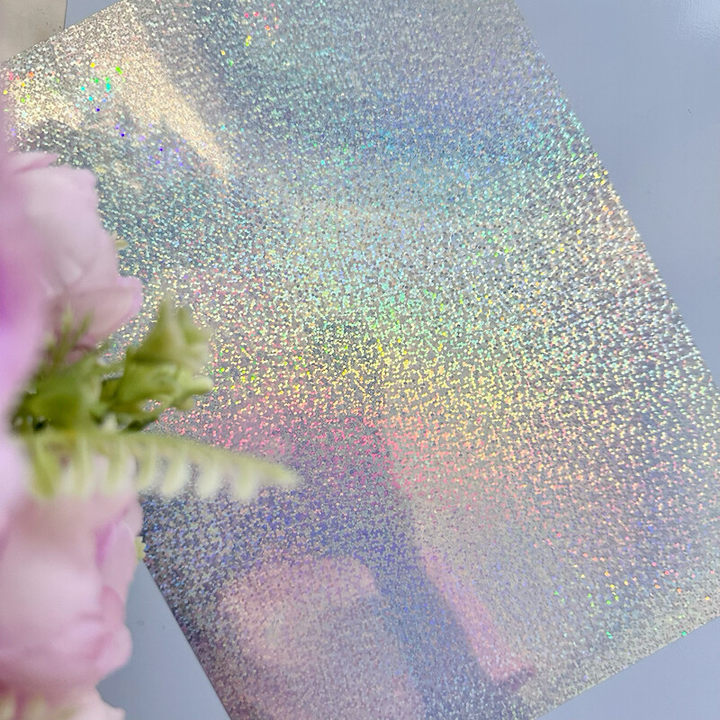 Vinil  Inkjet Imprimible Confetti Holográfico Adhesivo