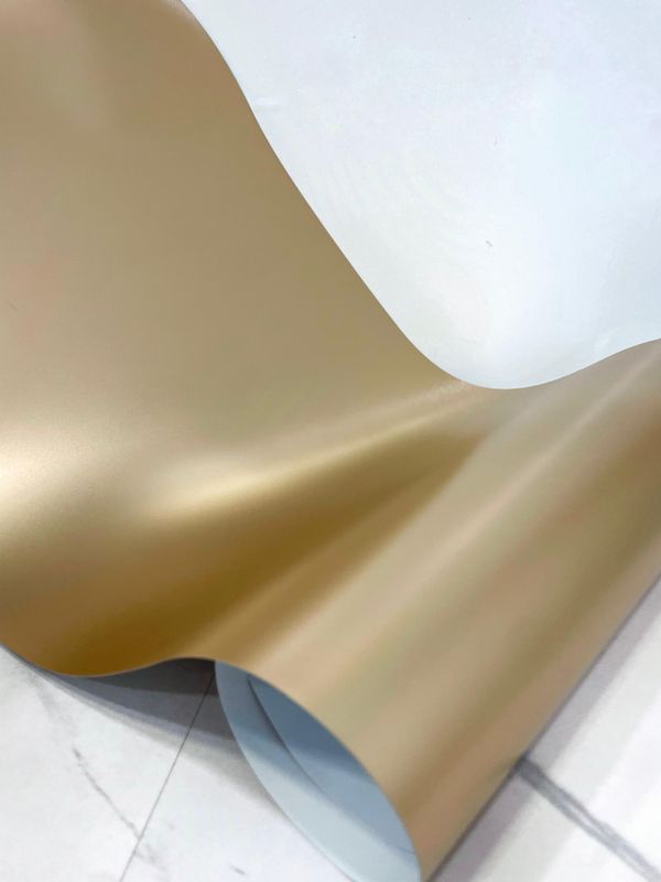 Vinil Adhesivo Dorado Champagne Satinado Vinil Adhesivo Dorado Champagne Satinado