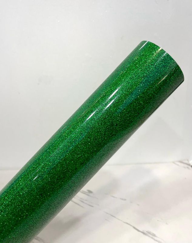 Vinil Textil Glitter Green