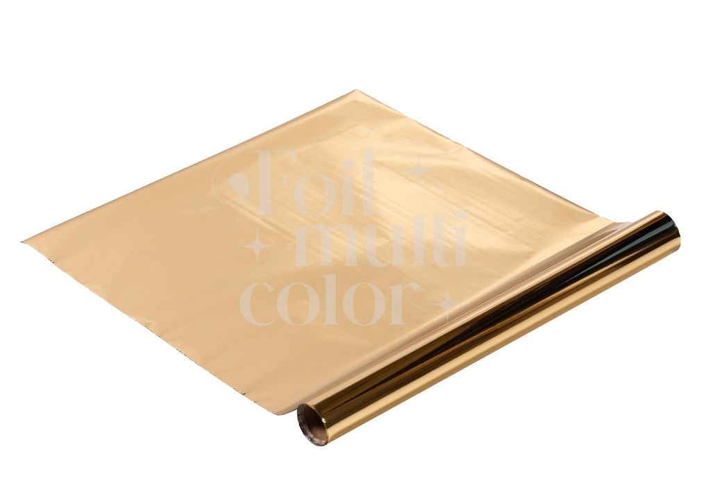 Foil Multicolor Color Dorado Champagne 10 Metros