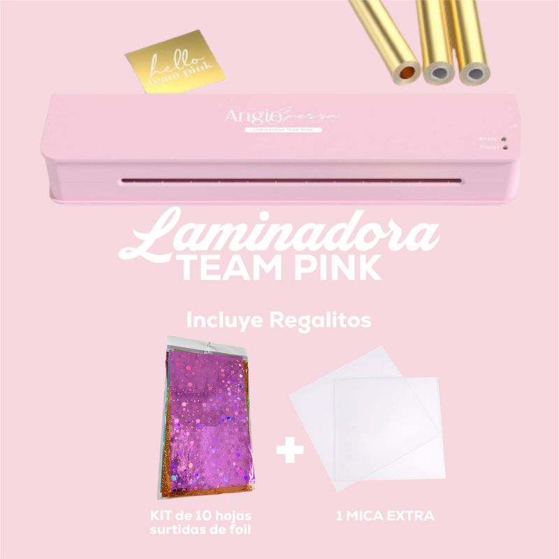 Laminadora team pink rosa