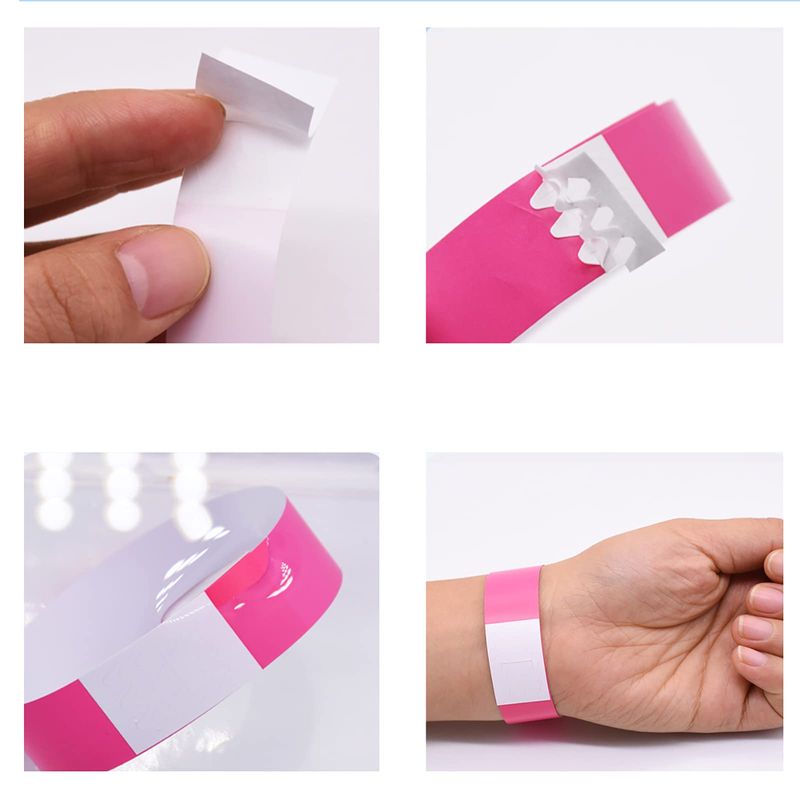 Brazalete imprimible Blanco  Paq. 50 Unidades