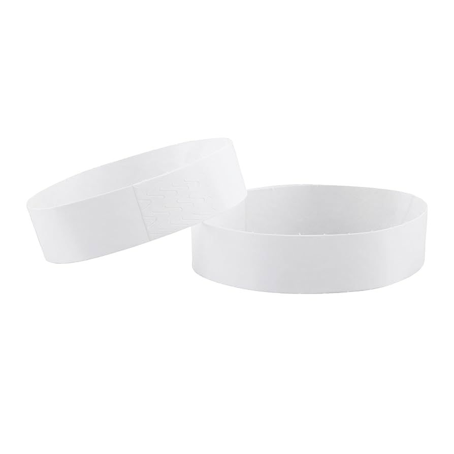Brazalete imprimible Blanco  Paq. 50 Unidades