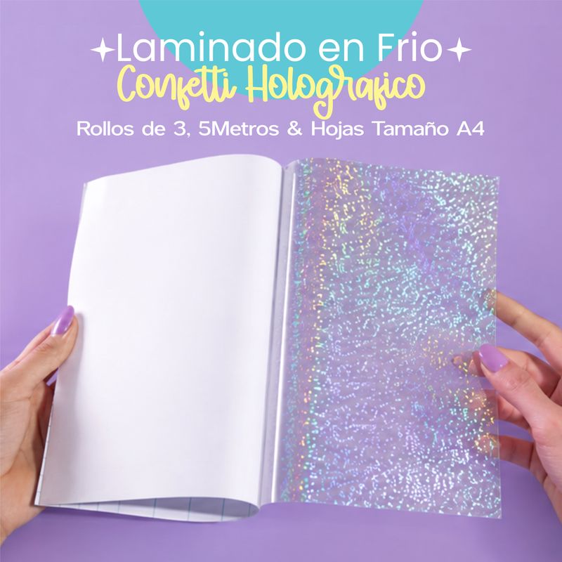 Laminado en Frio Confetti T/A4 10 HOJAS