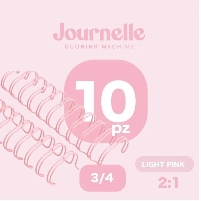 ESPIRAL LIGHT PINK 3/4 '' PAQ. 10 PZ