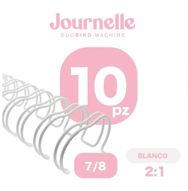 ESPIRAL BLANCO 7/8 '' PAQ 10 PZ