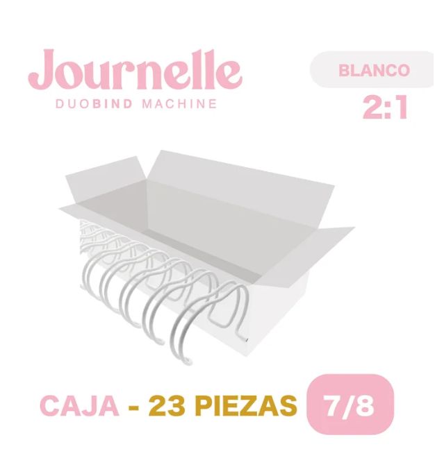 CAJA ESPIRALES BLANCOS 7/8 '' 23 PZ