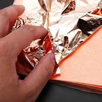 Hoja de Oro Rose Gold 50 laminitas