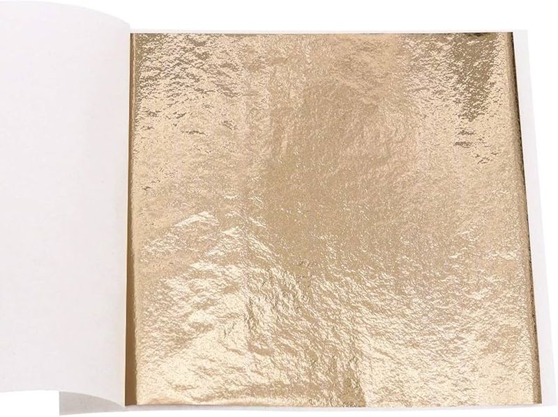 Hoja de Oro Dorado Champagne 50 laminitas