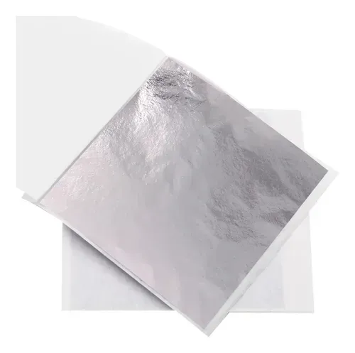 Hoja de Oro Plateado 50 laminitas