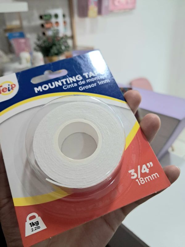 Cinta adhesiva doble cara 3/4"