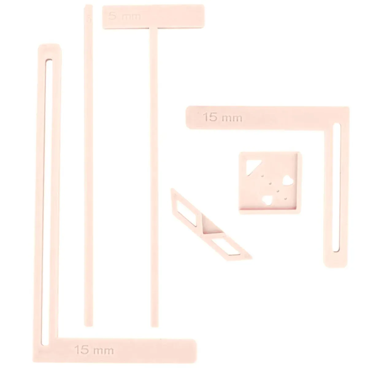 Reglas para Encuadernación Color Rosa Pálido