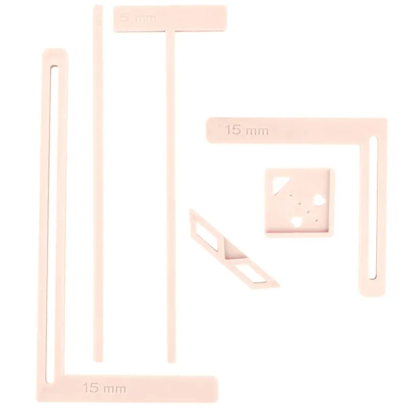 Reglas para Encuadernación Color Rosa Pálido