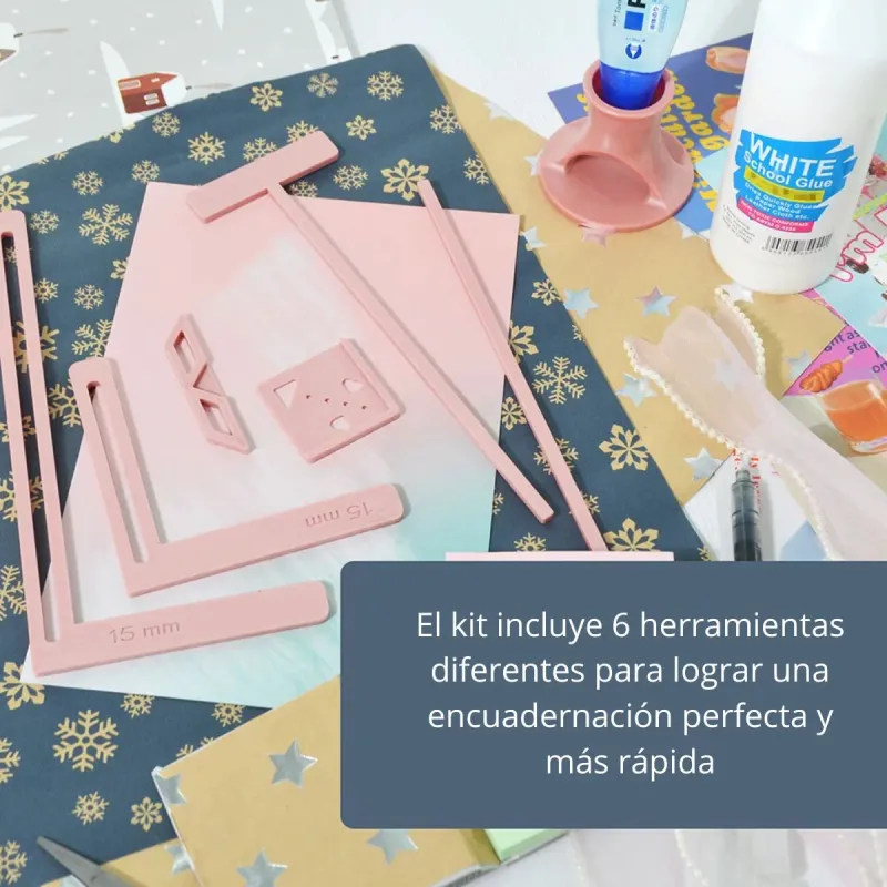 Reglas para Encuadernación Color Rosa