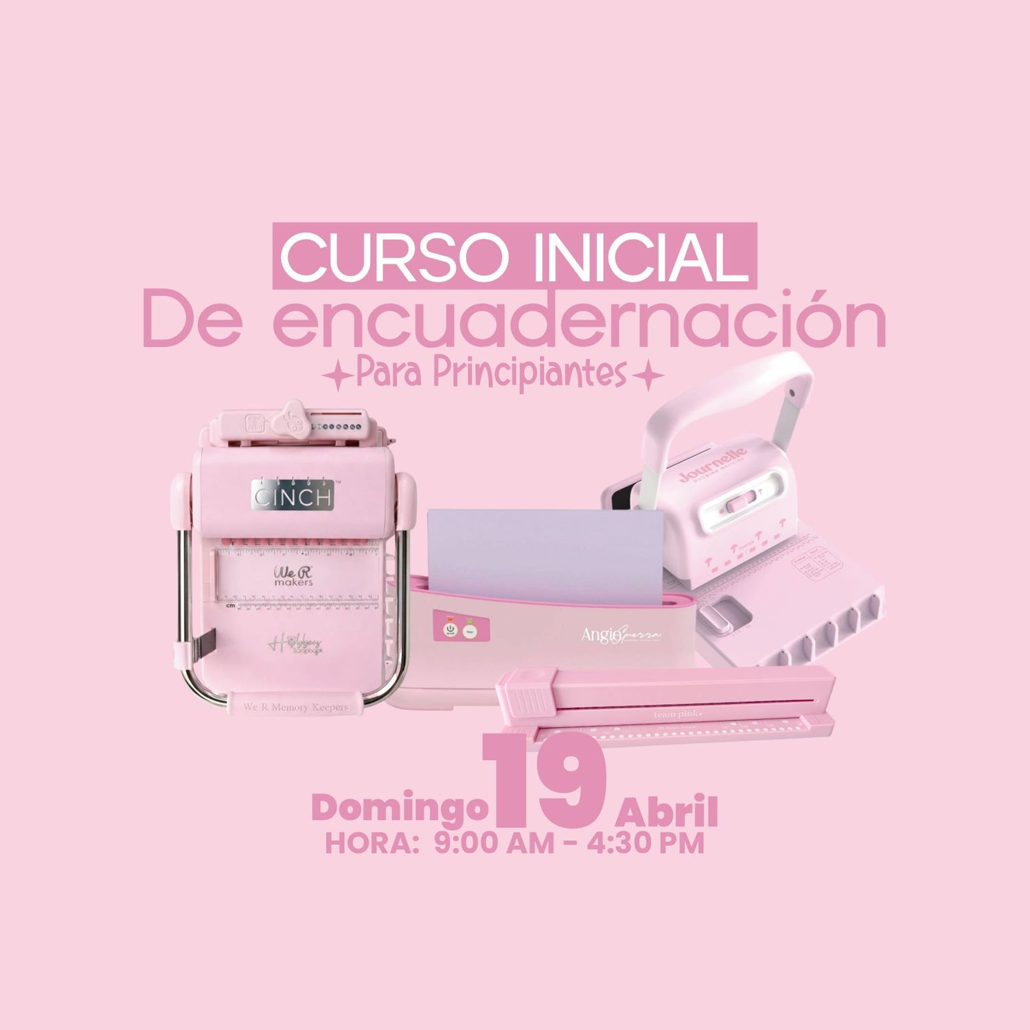 Curso inicial de Encuadernación