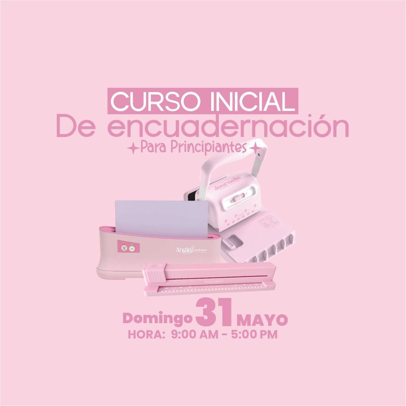 Curso inicial de Encuadernación 31 de Mayo