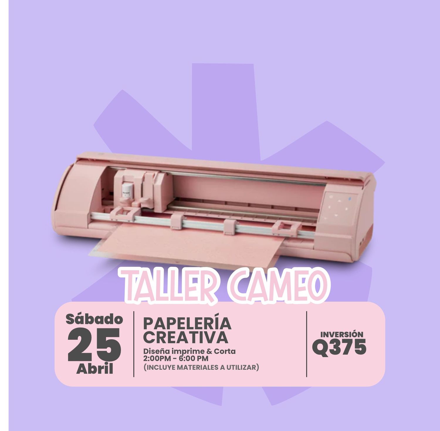 Taller Cameo Papeleria Creativa