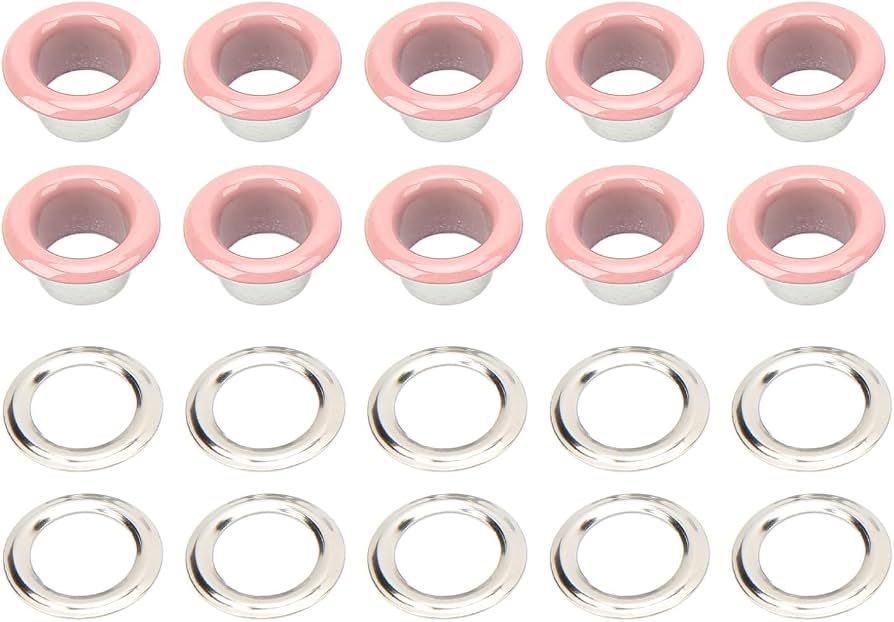 Eyelets Color Baby Pink con arandelas 50 Pzs