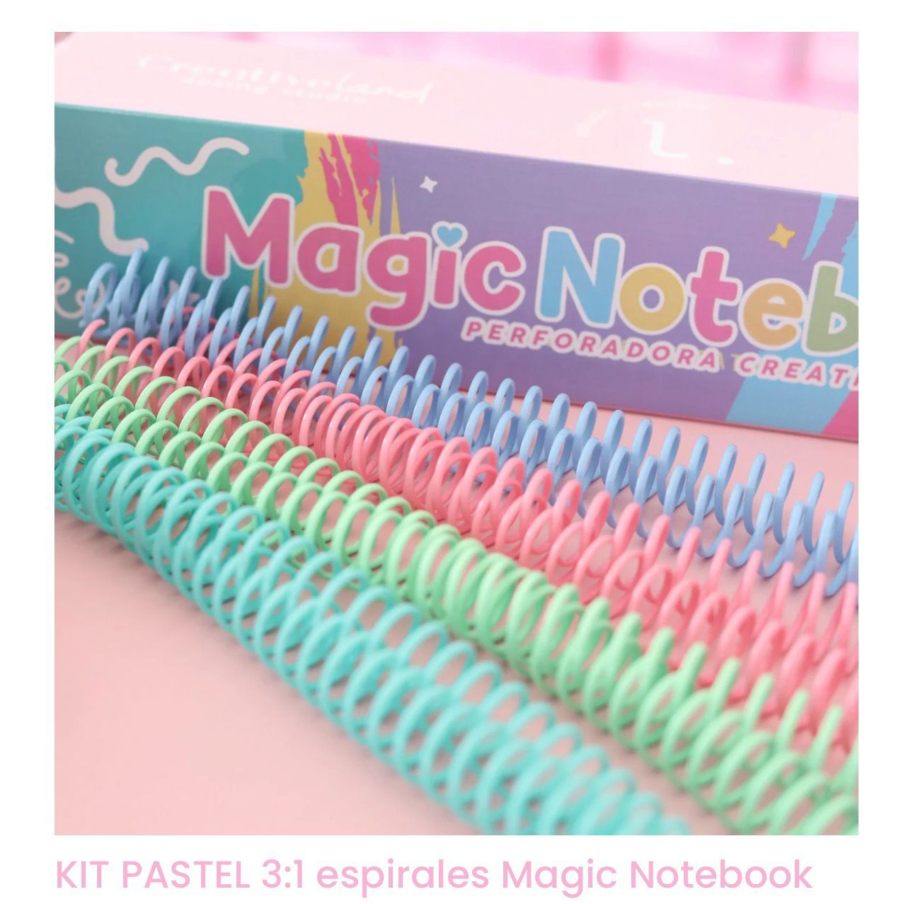 Kit espiral pastel Magic Notebook 8U
