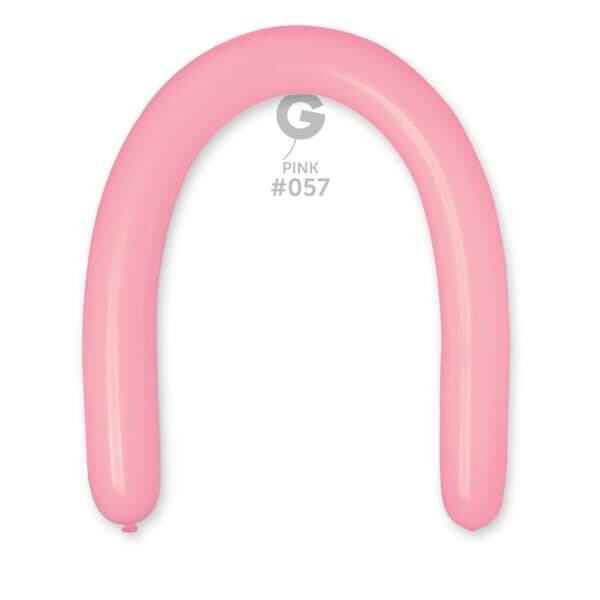 D6: #057 3in Gemar Standard PInk Latex Balloons - 50 pieces