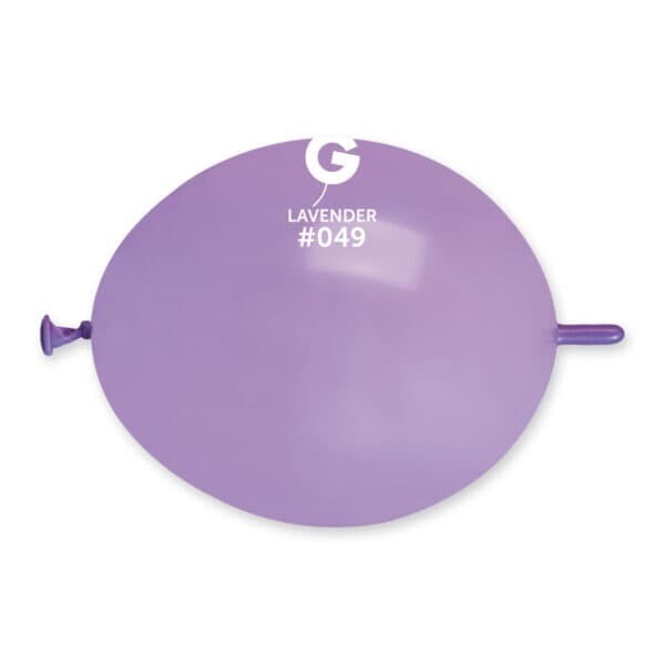 GL6: #049 6in Gemar Standard Lavender Latex Balloons - 100 pieces